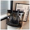 Large Capacity Transparent Bag Women's Summer New Fashion Popular Versatile Shoulder Bag Tote Bag