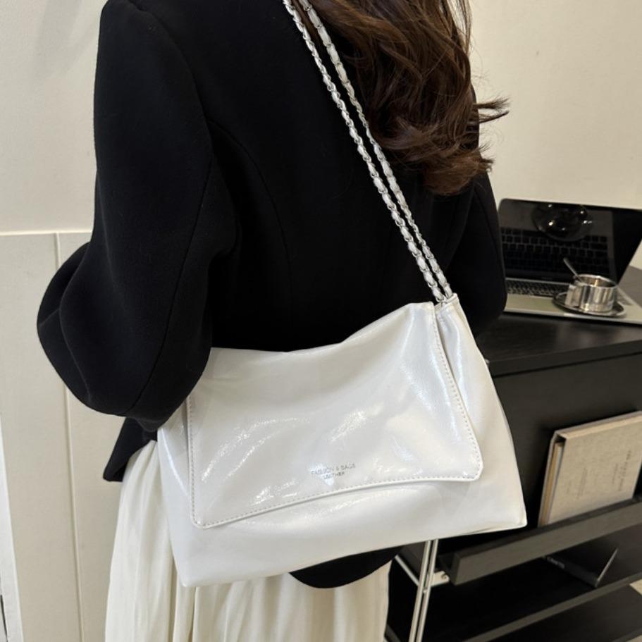 PU Leather Handbags Square Underarm Bags All-match Chain Single Shoulder Bag Outdoor