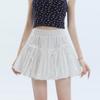 Elastic Waist A-line Lantern Skirt for Women Summer Cute Bow Bandage Shorts Skirt Casual Solid  Fashion Y2k Clothing