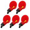 5PCS Automatic Drinker Poultry Drinking Water Cups Plastic Drink Bowl for Poultry Chicken Birds Hen