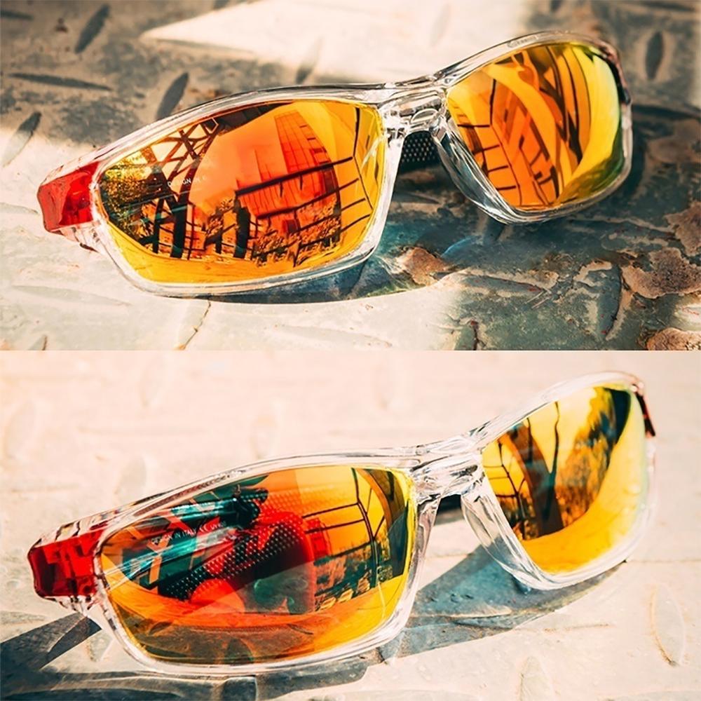 Модные солнцезащитные очки для мужчин Легкие Ночное видение Мужские Очки для Велосипеда Вождения Рыбалки Модные Зеркальные Солнцезащитные очки