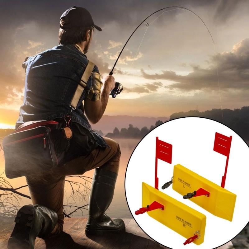 Левая/Правая Вставная Доска-Планер Доска-Грузило для Троллинга для Рыбалки Боковая Доска-Планер для Рыбалки Доска-Планер с Флагами