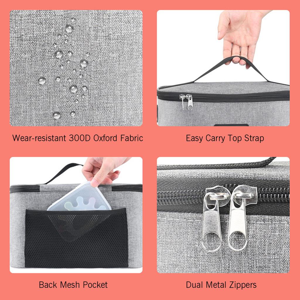 Портативная духовка, 12 В, автомобильный подогреватель еды, персональная мини-духовка с цифровым дисплеем, предустановленная температура, 8 л, подогрев электромобиля, ланч-бокс для поездки, кемпинга, пикника