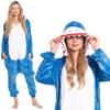Piżama damska kombinezon kigurumi onesie kostium niebieski rekin 165-175 l