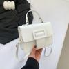 Chic Minimalist Crossbody Bag Stylish Casual Square Bag 2024 Spring Trendy Women's Shoulder Bag
