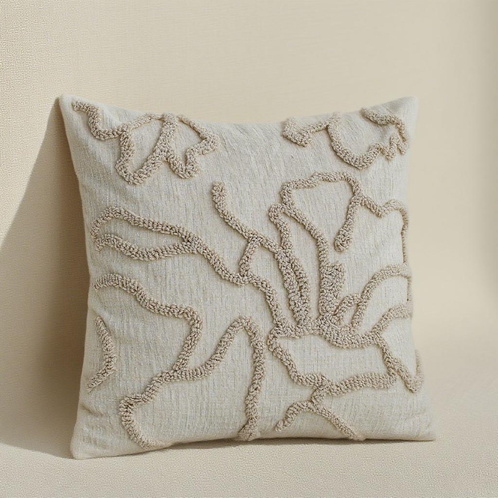 Bohemian Shawl Pillow Cover Set, Embroidered Geometric Pattern Decorative Cushion Covers for Living Room and Bedroom, Sofa Home Décor with Zipper