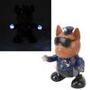 Dancing Police Dog Dancing Robot Electric Light Music Children Toy Kids Puzzle Toy Birthday Gift Christmas Gift