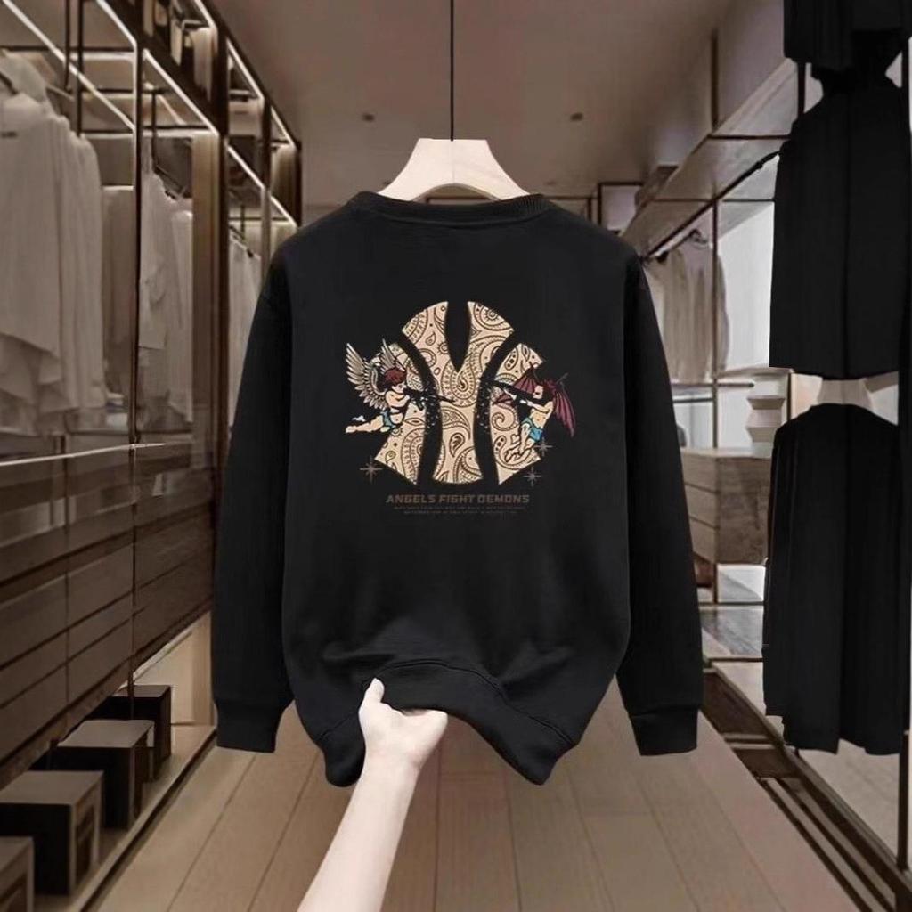 Мужская хлопковая толстовка с длинным рукавом, не скатывающаяся, утяжеленная - Осенний тренд, свободный и универсальный повседневный топ