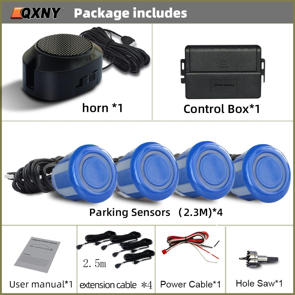 Профессиональный комплект датчиков парковки спереди автомобиля, система помощи водителю парктроника, громкость зуммера, регулируемая, универсальная