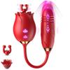 2 In 1 Vibrator Rose Toy Women Sex Toys with 10 Vibration Mode Sex Toys for Adults Couples