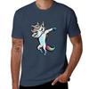 Cute Dabbing Unicorn  Rainbow Dab Unicorn TShirt Moisture Wicking Athletic TShirt
