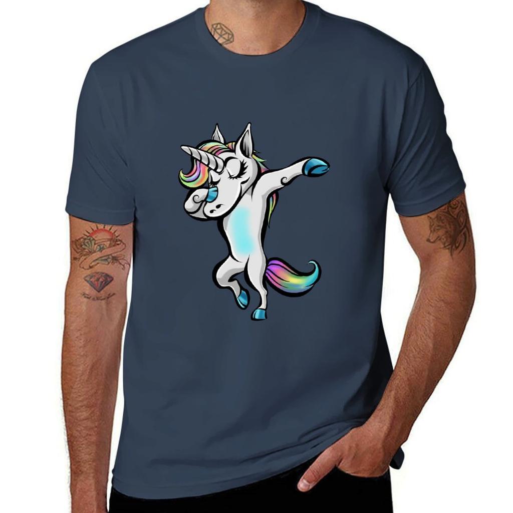Cute Dabbing Unicorn Rainbow Dab Unicorn TShirt Moisture Wicking Athletic TShirt