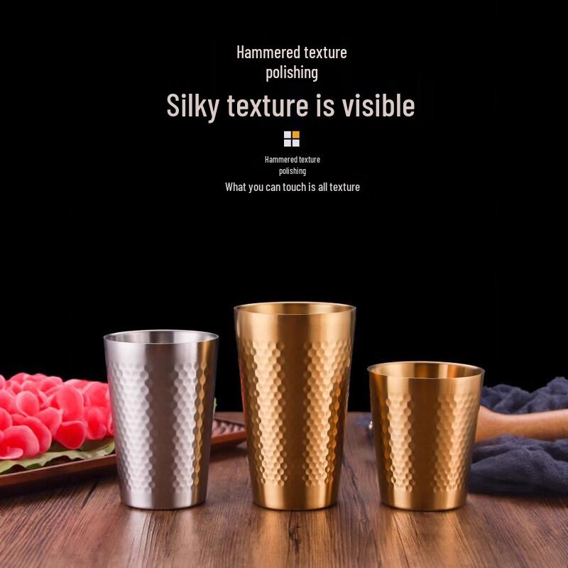Changqi 304 Stainless Steel Double-Layer Insulated Beer Mug