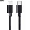 Кабель USB-C на USB-C для e.F.Connection Samsung Galaxy A25 A15 A05 A05s A35 A55 - Черный - 1 метр - Комплект 2