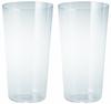 Shotoku Glass Usuhari Glass Tumbler Set of 2 L Wooden Box