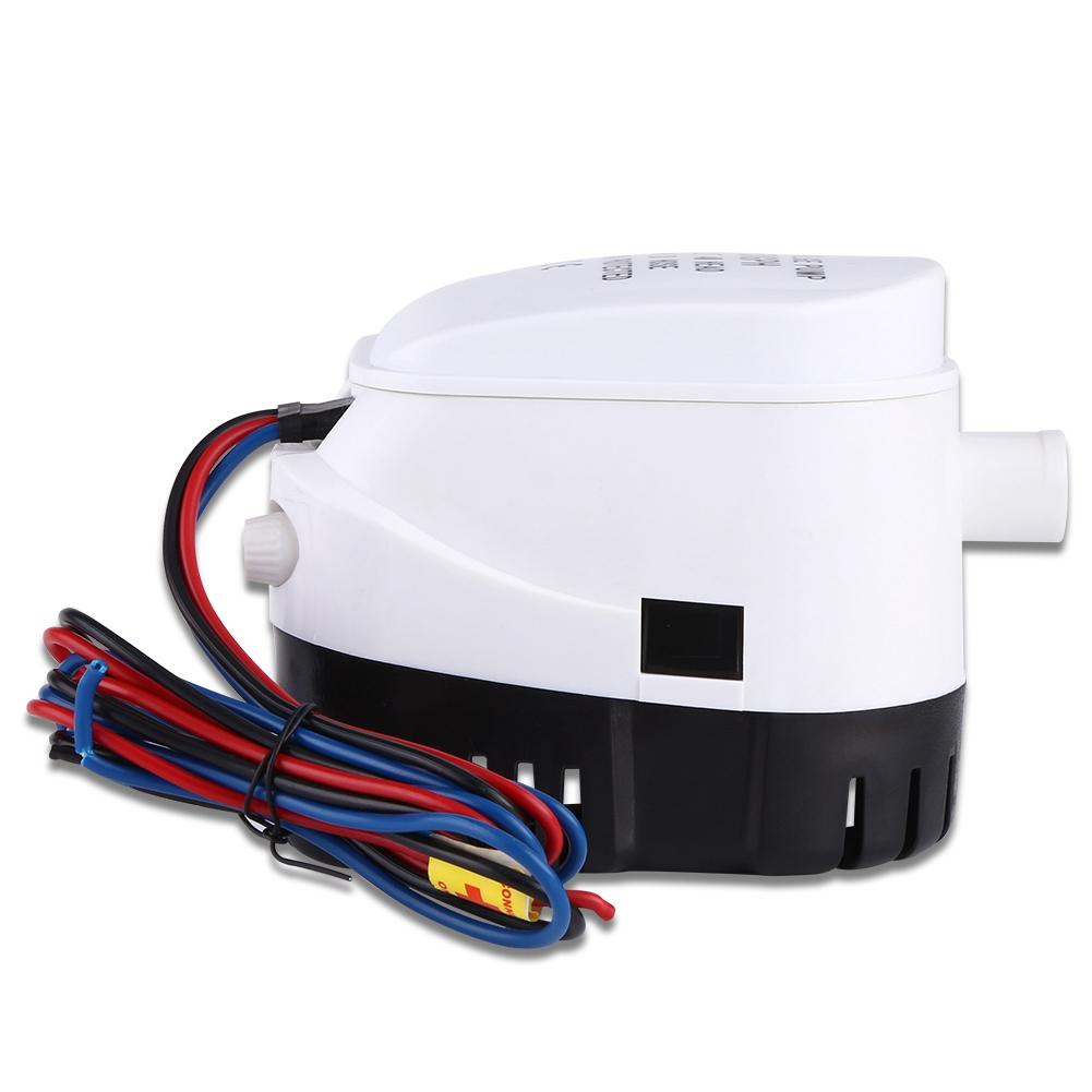 12V 750GPH Automatic Submersible Bilge Water Pump With Float Switch For Boat