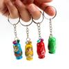 Matryoshka Russian Wooden Stacking Dolls Pendant Babushka Matryoshka Figurines Birthday Kids Gift
