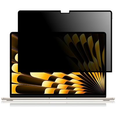 LOE MacBook Air 15 M3 M2 Защитная пленка Защита Blue Light Cut Suction Air 15 дюймов Анти-пип-фильтр/Конфиденциальность [тип Nano] (Модель MacBook 2023-2024)
