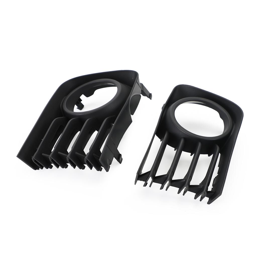 2 шт. Накладка решетки противотуманной фары бампера подходит для Toyota Prius 2004-2009 05 06 07 08 Черный