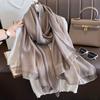 New Women Scarf Winter Warm Solid Silk Wool Shawls Lady Wraps Bufanda Floral Pashmina Luxury Embroidery Warn Scarves