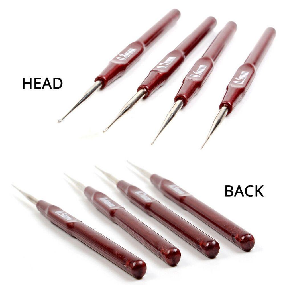Plastic Handle Wig Making Tools Hair Making Tools Dreadlock Crochet Needles Hook Needle Micro Hook