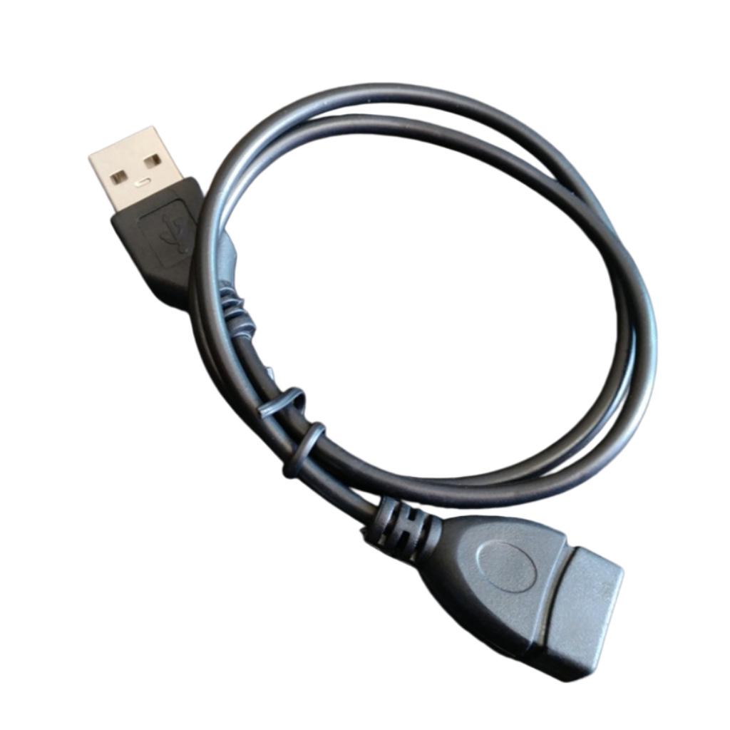 USB-удлинитель: Четырехжильный кабель данных "папа-мама" для подключения USB-накопителя, мыши, клавиатуры, принтера.