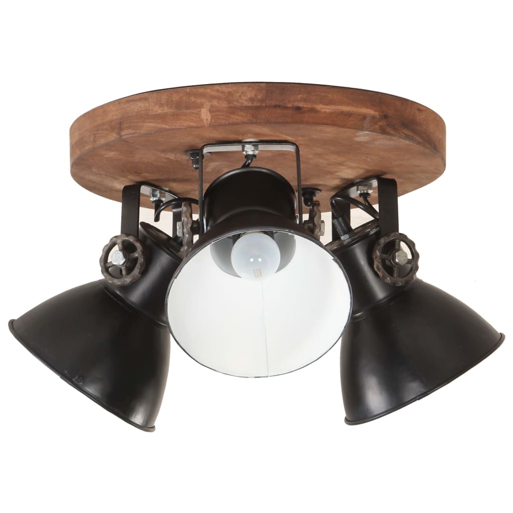 Industrial Style Ceiling Lamp 25 W Black 42 x 27 cm E27