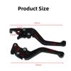 Modification Pair Motorcycle Brake Lever Motorcycle Fit Drum Brake Clutch Motorbike Universal Alloy Handle Handle For