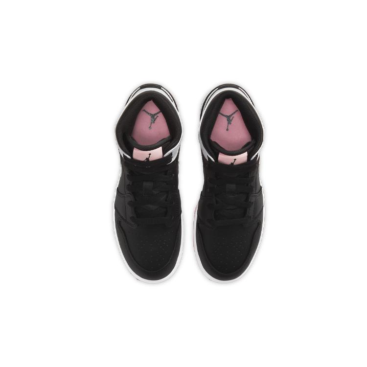 Jordan 1 Mid 'Арктический розовый черный' GS 555112-061