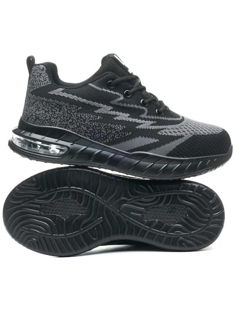 Women Safety Shoes For Work Safety Boots Breathable Steel Toe Puncture Proof Sport Work Sneakers Construction Security Boots