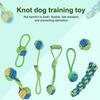 Игрушка для собак Nibble Pet Puppy Tooth Cleaning Knot Игрушки для дрессировки собак Прочные игрушки для собак Веревка для скрежета зубов Pet Cotton Rope