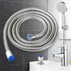 1.5m Stainless Steel Hose Shower Hose Extension Tube Home Shower Tube Extension Tube Water Pipe Draw Tube Bathroom Accessories