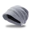 [LTG] вязаная шапка вязаная шапка мужская женская встроенная флисовая шапка большого размера нормальный размер С полями шапочка для часов охота 7986979 (JP, размер номера, 42,0 см,