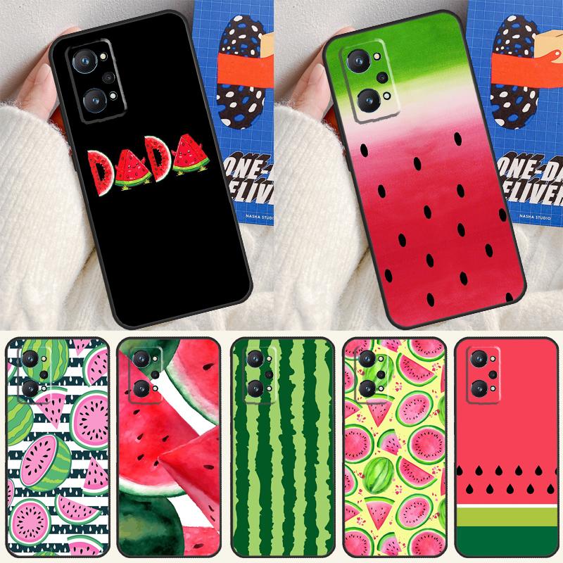 Милый Летний Фрукт Арбуз Для Realme GT7 Pro GT 6T 6 5 C67 C61 C55 C53 C51 C21Y C25S C75 10 11 12 13 14 Pro Plus Чехол
