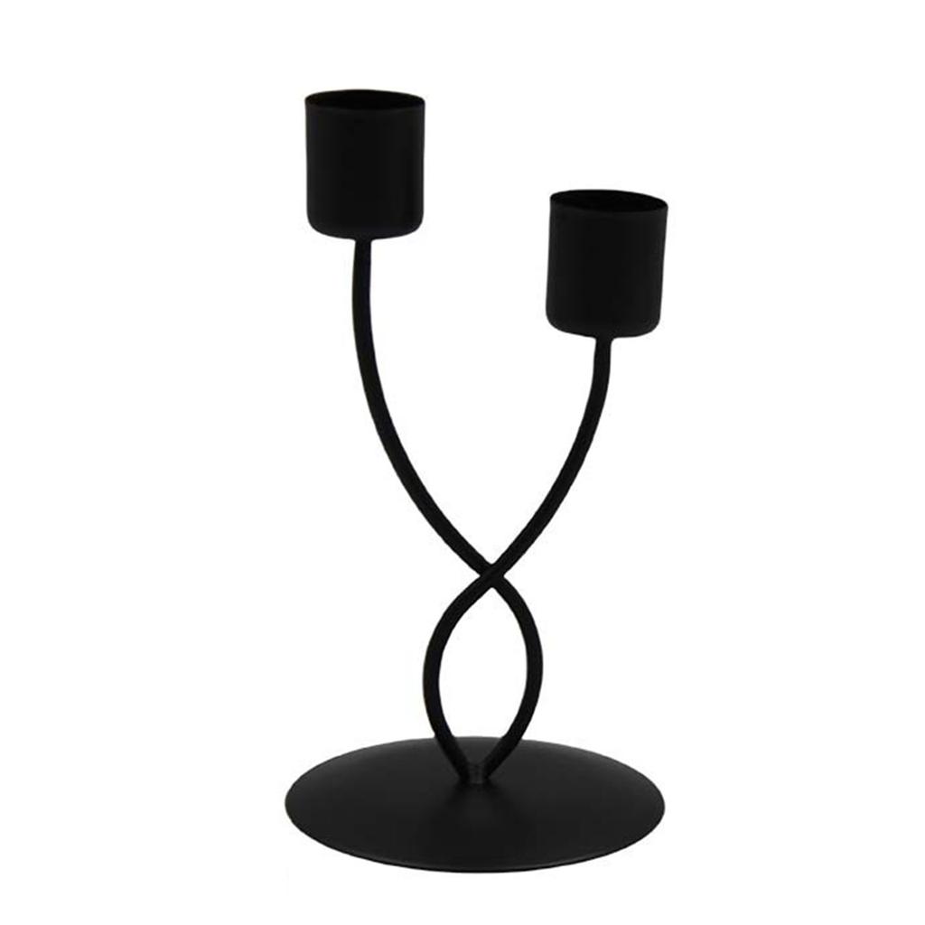 Элегантный металлический подсвечник в скандинавском стиле, декоративный железный конический подсвечник для домашнего стола, центральные украшения