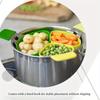 3 шт. Разделитель для кастрюли, Пароварка, Набор из трех разделителей, Гнездовые кухонные дуршлаги