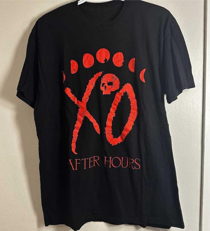 After Hours The Weeknd T-Shirt Graphic Tee R&B Pop Album Rare S-5XL