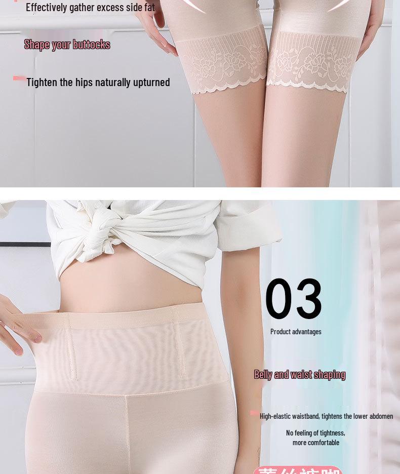 Дышащие леггинсы с высокой талией для послеродовой коррекции фигуры для женщин - Защитные шорты с эффектом подтяжки бедер, не скатывающиеся