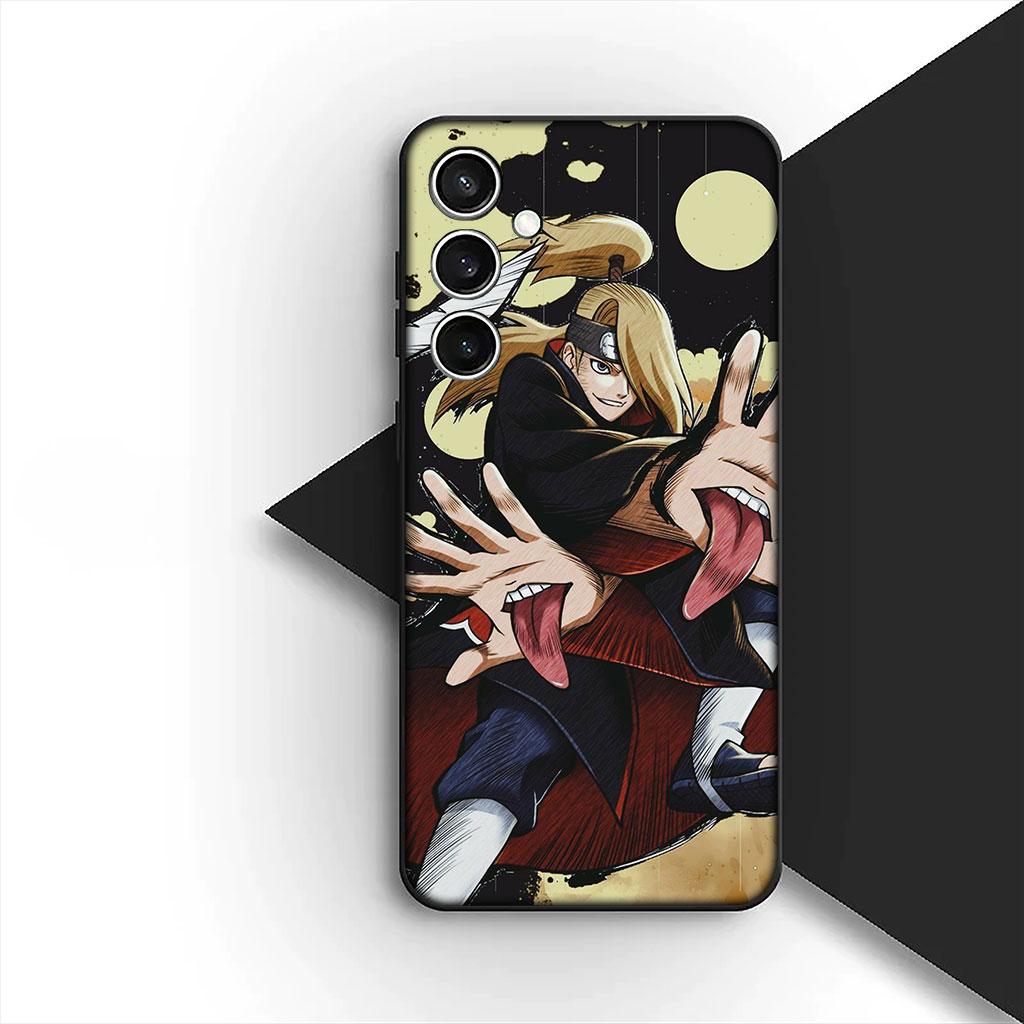 Силиконовый чехол для телефона Naruto Uchiha Sasuke Deidara для Apple iPhone 17 Air 12 13 Pro Max Mini ProMax 7 + 8 Plus Мягкий чехол