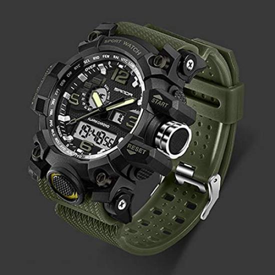 Часы CHURACY Military Watch Survival Game Life Водонепроницаемые цифровые аналоговые часы