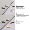Craft Bag Strap Trigger Lobster Clasp Spring Gate Clip Metal Snap Hook Belt Webbing Keychain