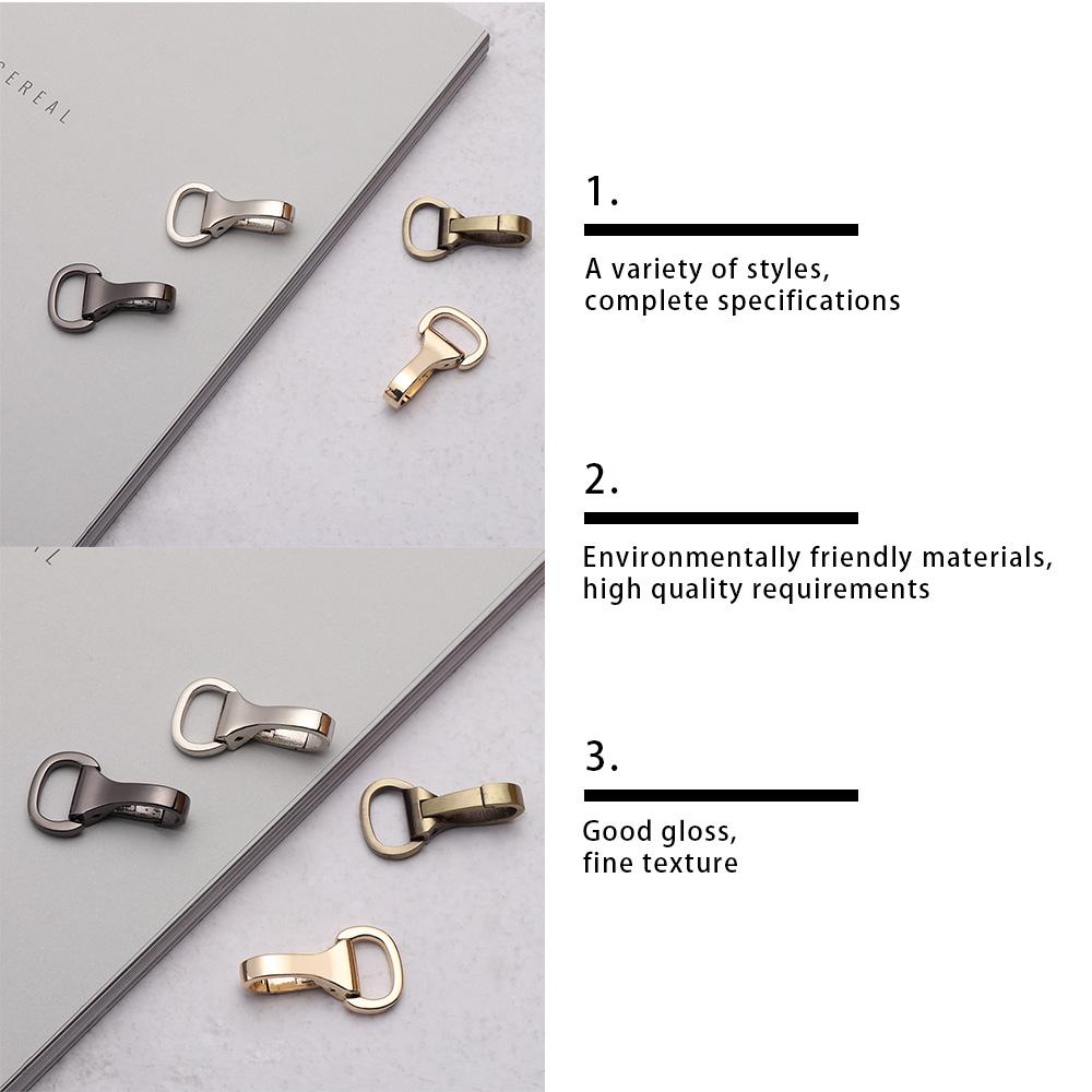 Craft Bag Strap Trigger Lobster Clasp Spring Gate Clip Metal Snap Hook Belt Webbing Keychain
