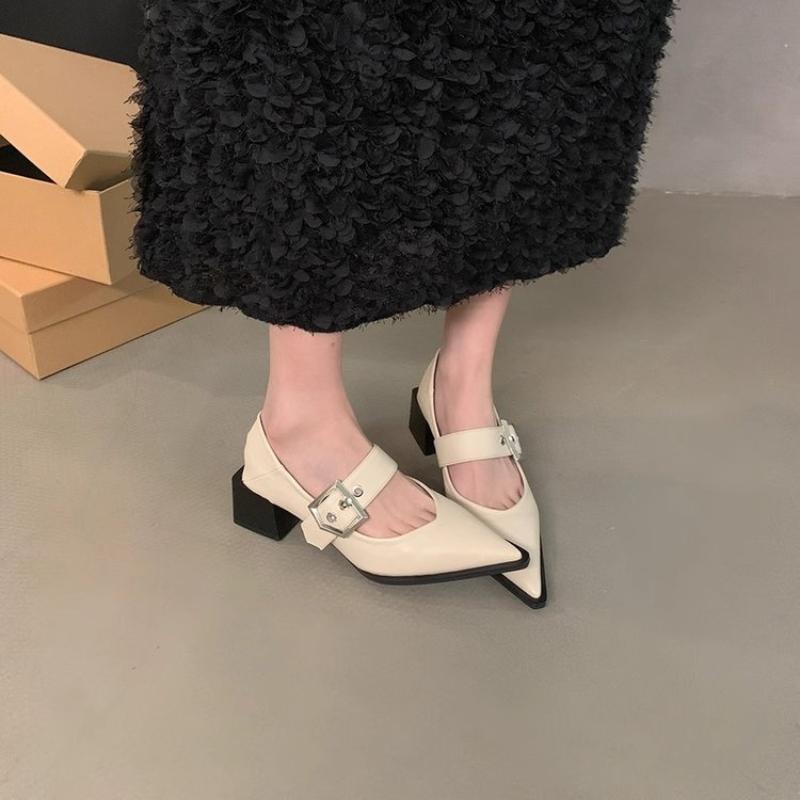 2024 Новые модные женские балетки на низком каблуке с застежкой-молнией и толстой подошвой, легкие высококачественные женские туфли