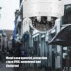 IP Dome Camera Builtin POE 15 Light Infrared Night View Metal CMOS for Outdoor Indoor IRCUT(5MP )
