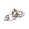 Natural Citrine Gemstone Handmade 925 Sterling Silver Jewelry Ring Size 7 p6P48