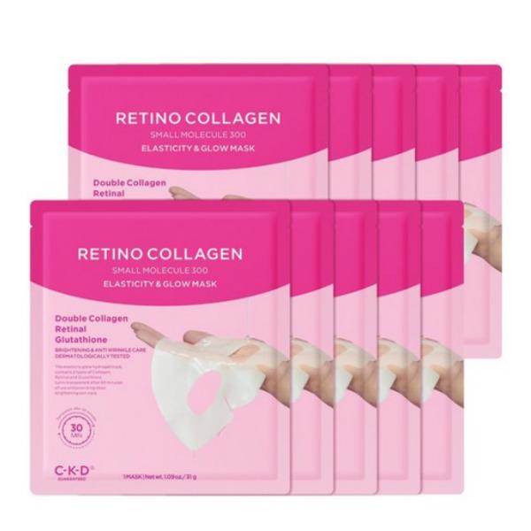 CKD Retino Collagen Low Molecular 300 Firming Glow Mask (1 Sheet x 10pcs)