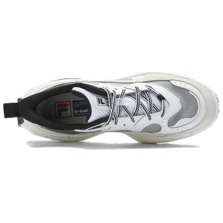 Fila Удобная Универсальная Прочная Повседневная Обувь с Низким Верхом Мужские кроссовки Белый Серый F12M421111FWN