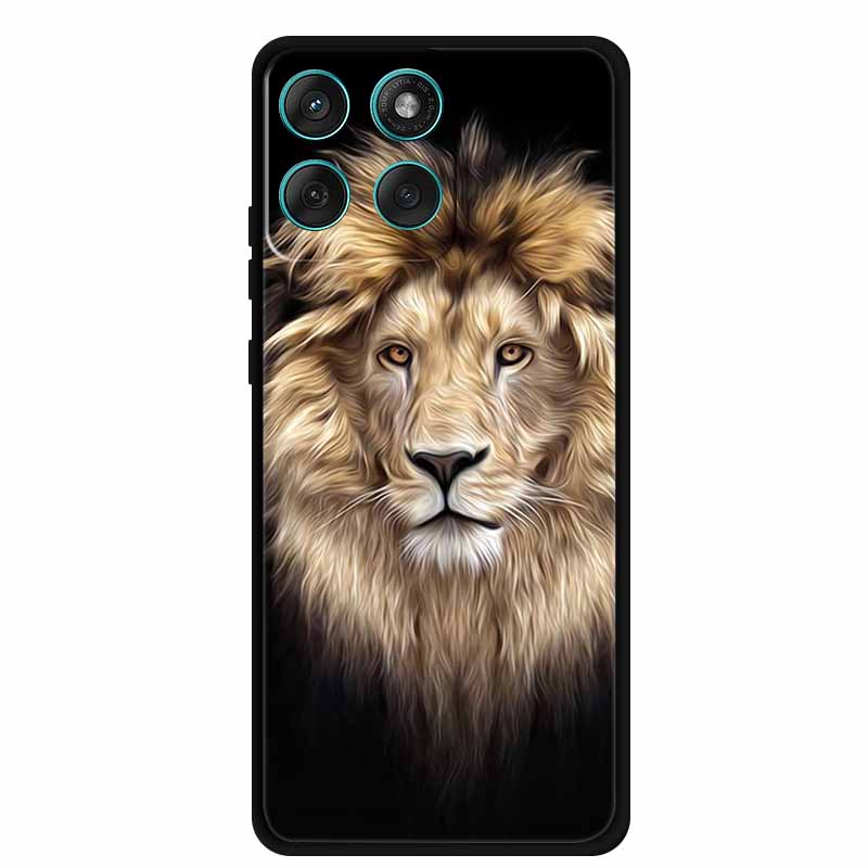 For Motorola Edge 60 Fusion Case XT2503-4 Wolf Lion Soft TPU Silicone Phone Cover for Motorola Edge 60 Fusion Case Fundas Coque