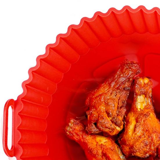 Силиконовые вкладыши для аэрофритюрницы на 3-5 л, можно мыть в посудомоечной машине, многоразовые, антипригарные, термостойкие, сменные