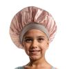Children's Satin Sleep Cap - Soft Elastic Silk-like Hair Care Hat